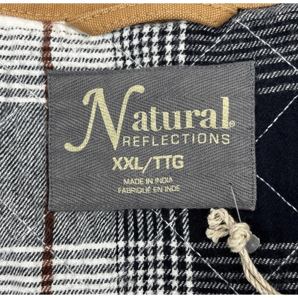 Natural Reflections Jacket Womens XXL Utility‎ Quilted Flannel Lined Canvas Barn - Picture 3 of 16